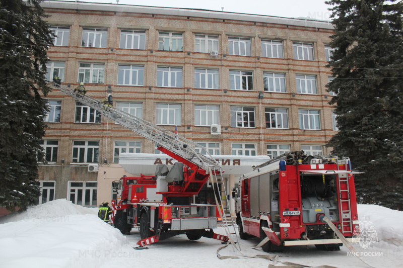 Костромскую сельхозакадемию спасли от пожара