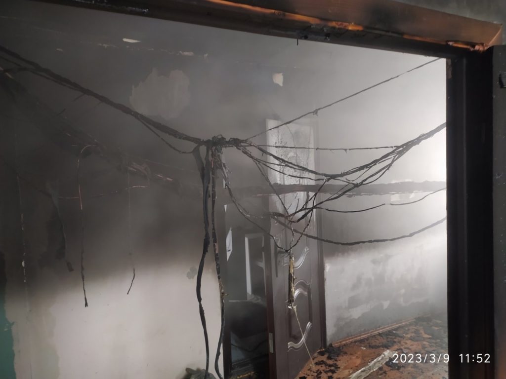 В сети появились кадры последствий пожара в Костромской области (ФОТО)