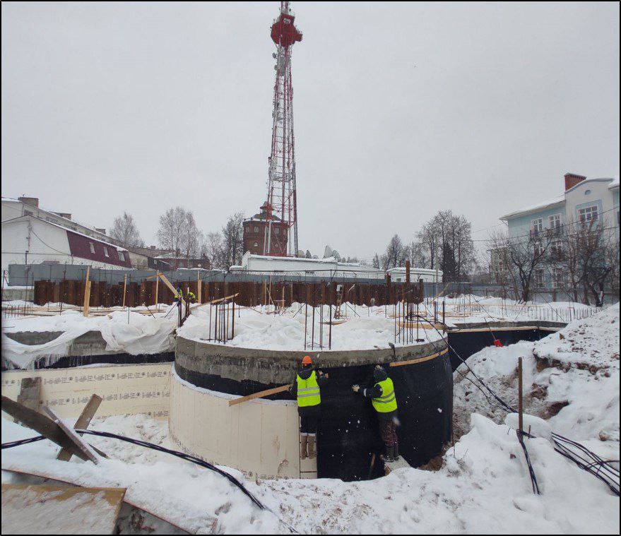На месте бывшей Костромской станции юннатов появился новый фундамент