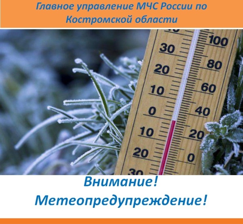 Заморозки до – 2 градусов надвигаются на Костромскую область
