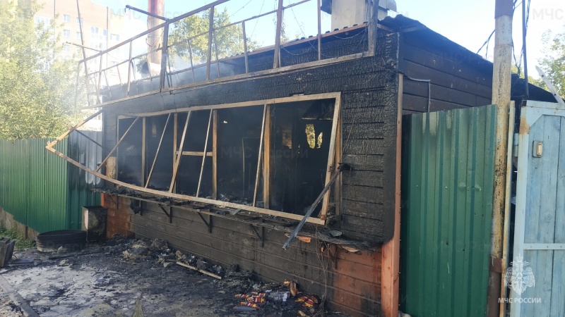 При пожаре на улице Свердлова в Костроме никто не пострадал