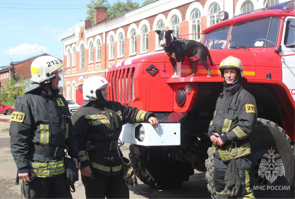 Сотрудники костромской пожарной части снимают стресс необычным способом