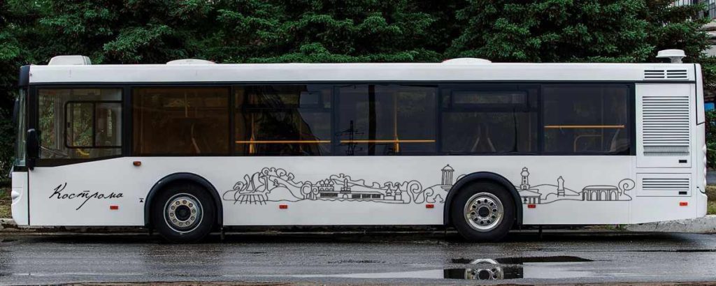 Костромской дизайнер разработал декор новых автобусов (ФОТО)