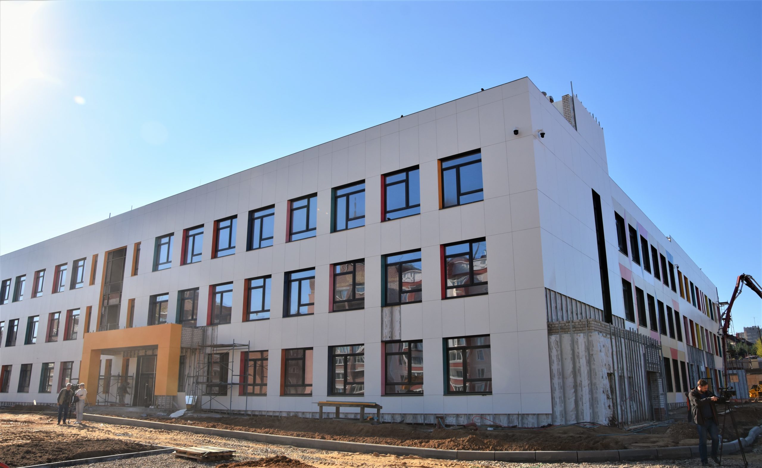 Две костромские школы в Заволжье строят в соответствии с графиком