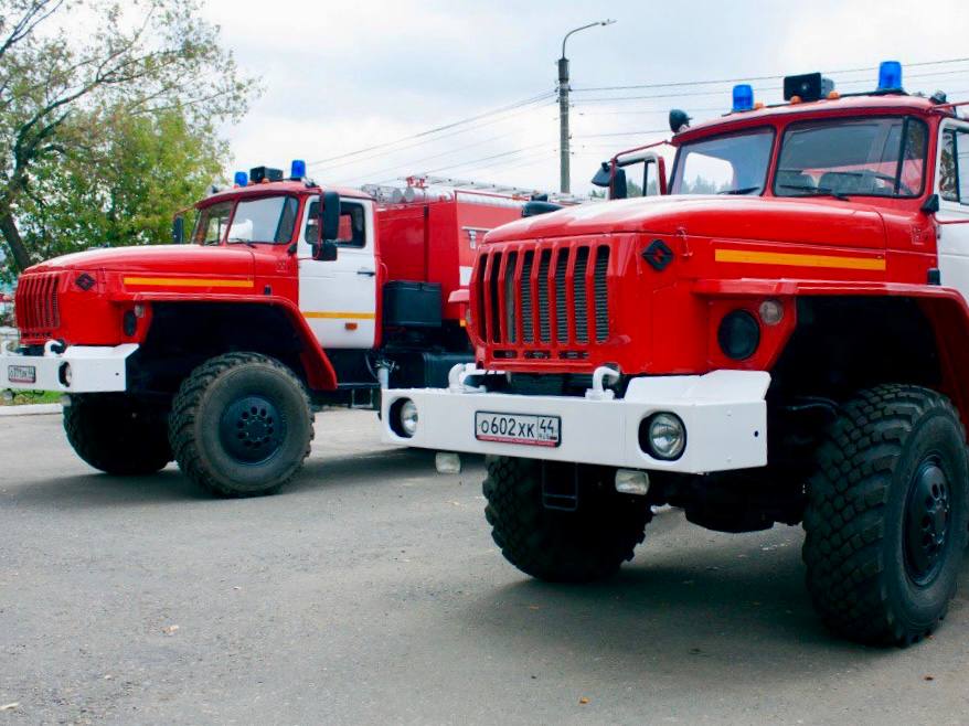 Костромские спасатели будут ездить на новой технике