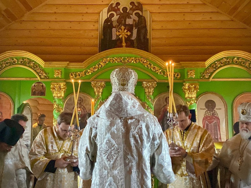 В Буйском районе освятили новый храм преподобного Сергия Радонежского
