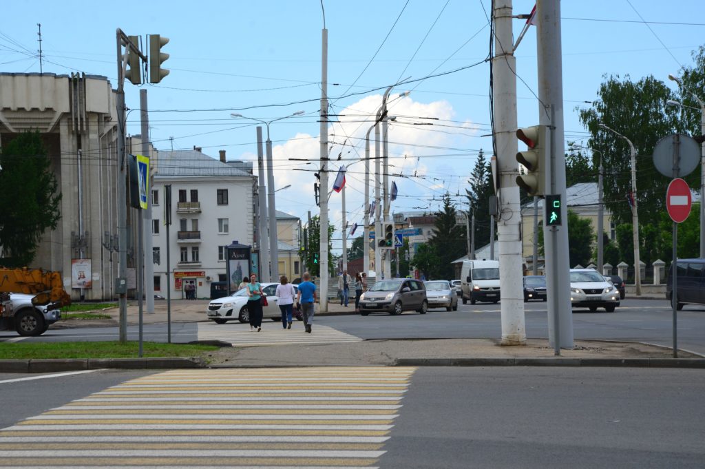 В Костроме на одном из самых оживленных перекрестков меняется схема движения
