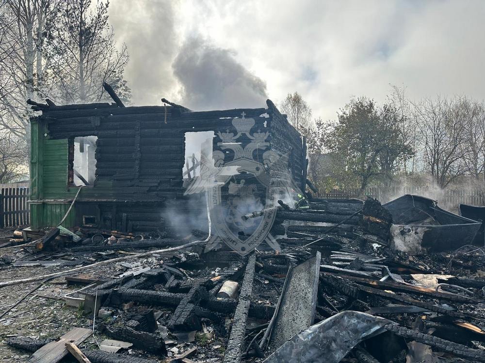 При пожаре в Костромской области погиб пенсионер