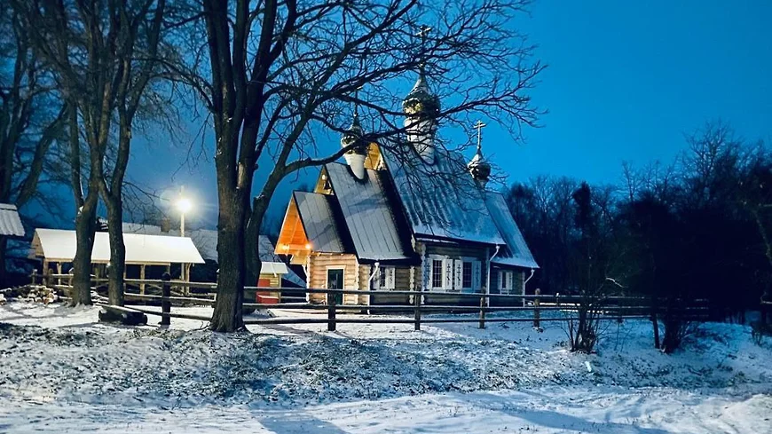 В Костромской деревне построен храм – копия исчезнувшей церкви с родины Деда Мазая
