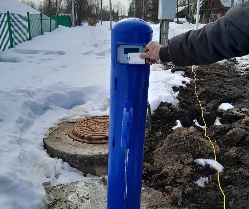 Электронная колонка с водой появилась в Костромской области