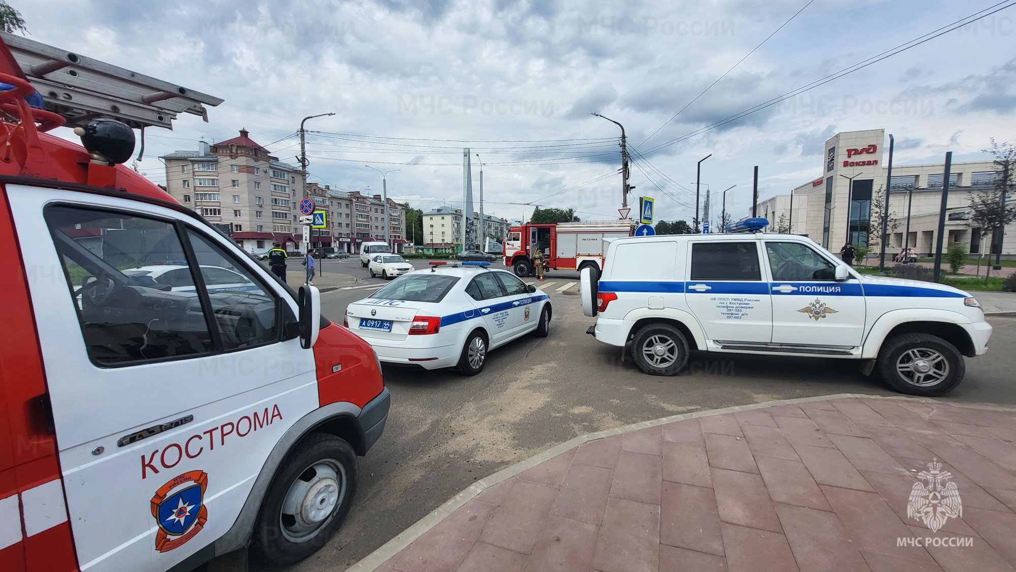 На костромском железнодорожном вокзале потушили условный огонь (ФОТО) |  20.06.2024 | Кострома - БезФормата