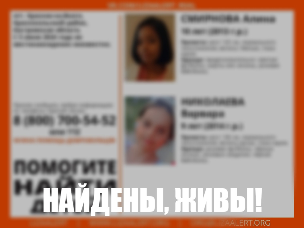 Пропавшие в Костромской области дети найдены живыми и здоровыми