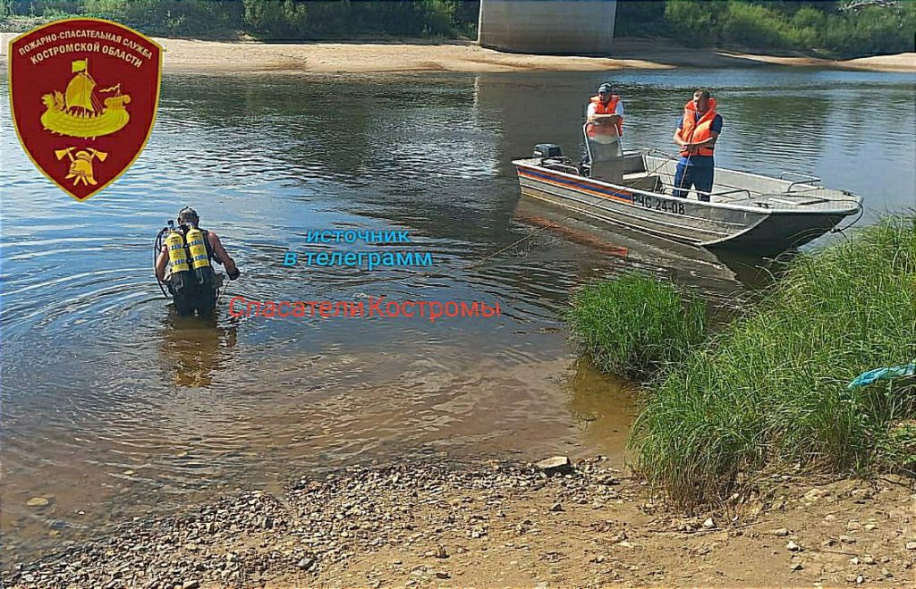 38-летний мужчина утонул рядом с мостом в реке Ветлуга в Костромской области