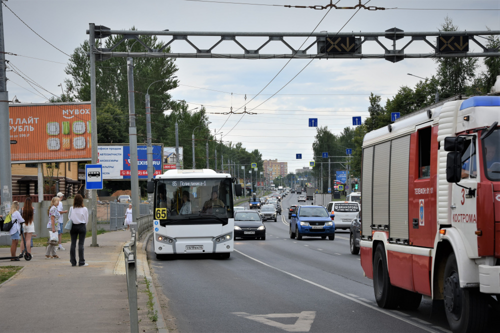 В Костроме на заволжских маршрутах появились дополнительные автобусы