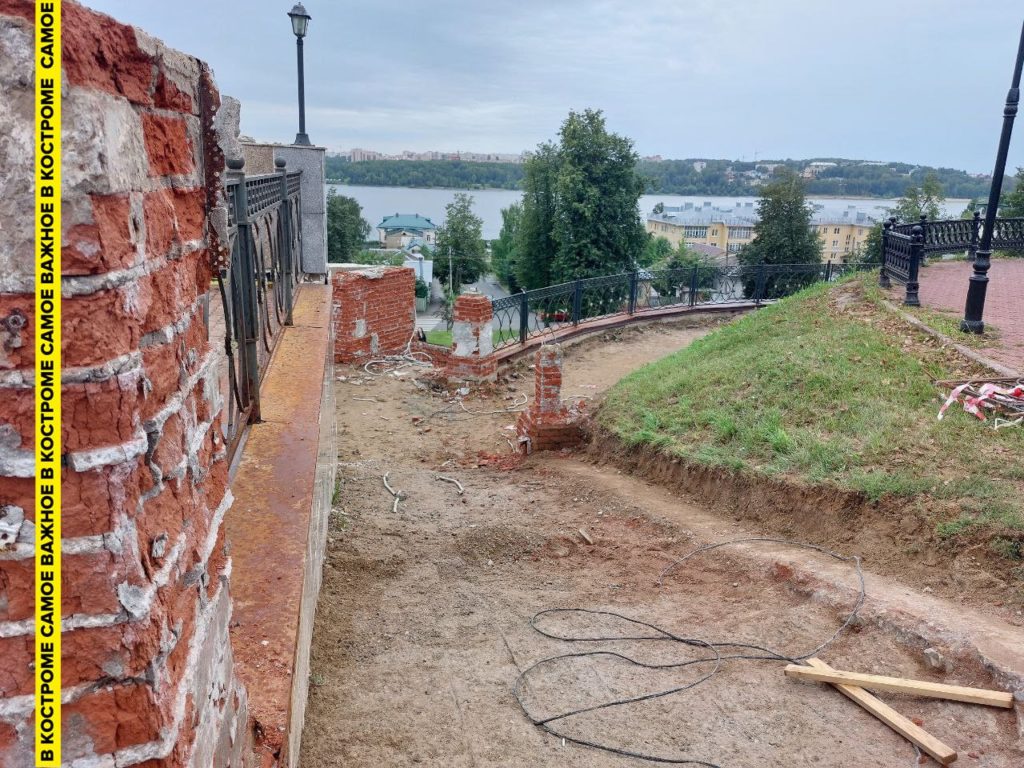 В Костроме начался капитальный ремонт лестниц на Муравьевке