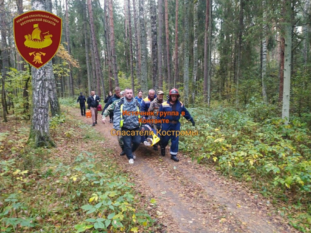 В костромских лесах потерялся байкер