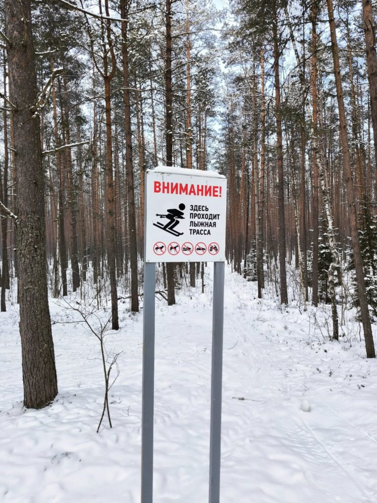 В костромском поселке лыжников чуть не задавили снегоходы