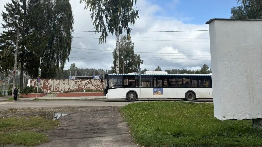 Жители костромского посёлка Караваево не убираются в автобусы